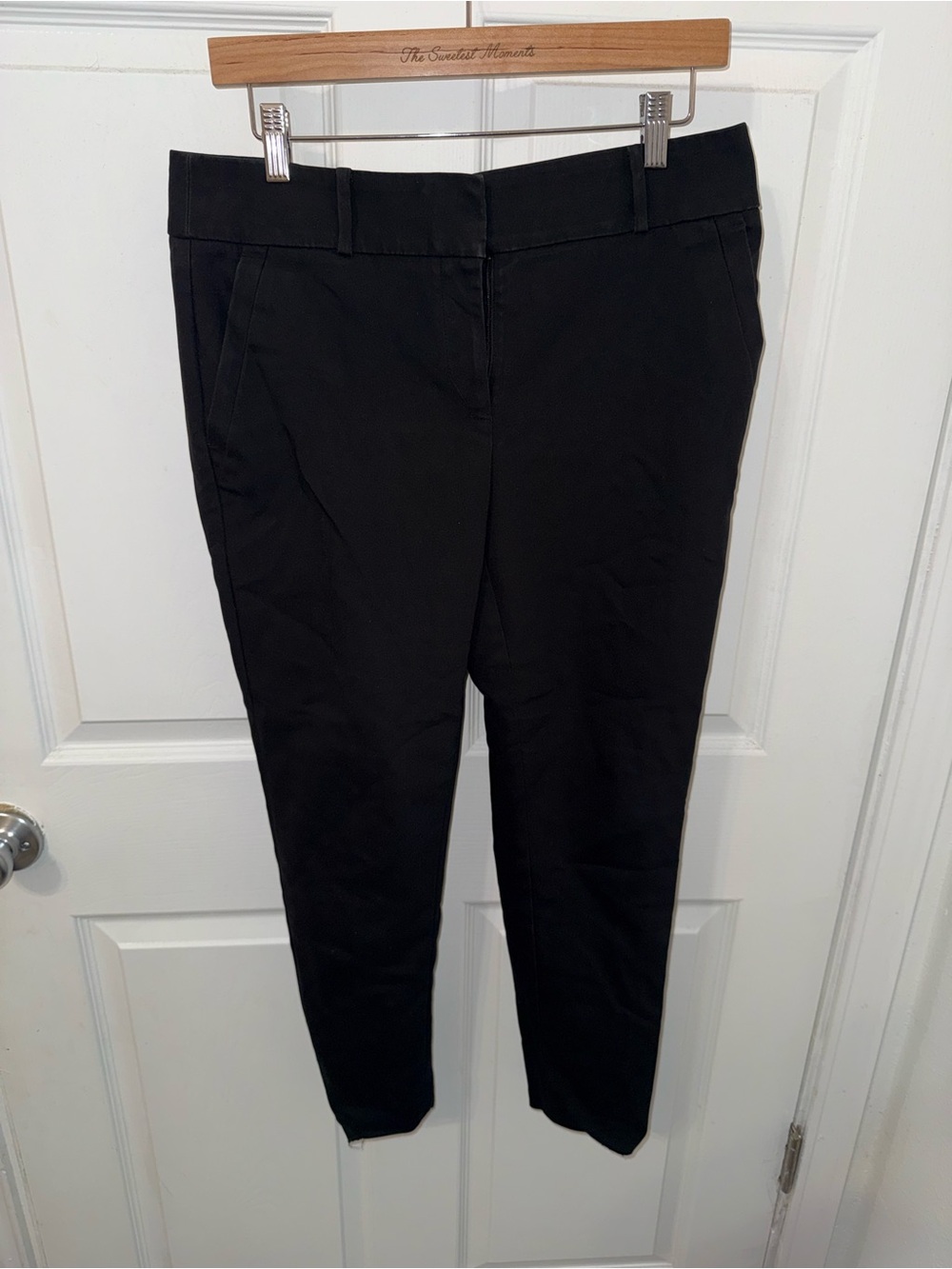 LOFT Black Skinny Ankle Pants